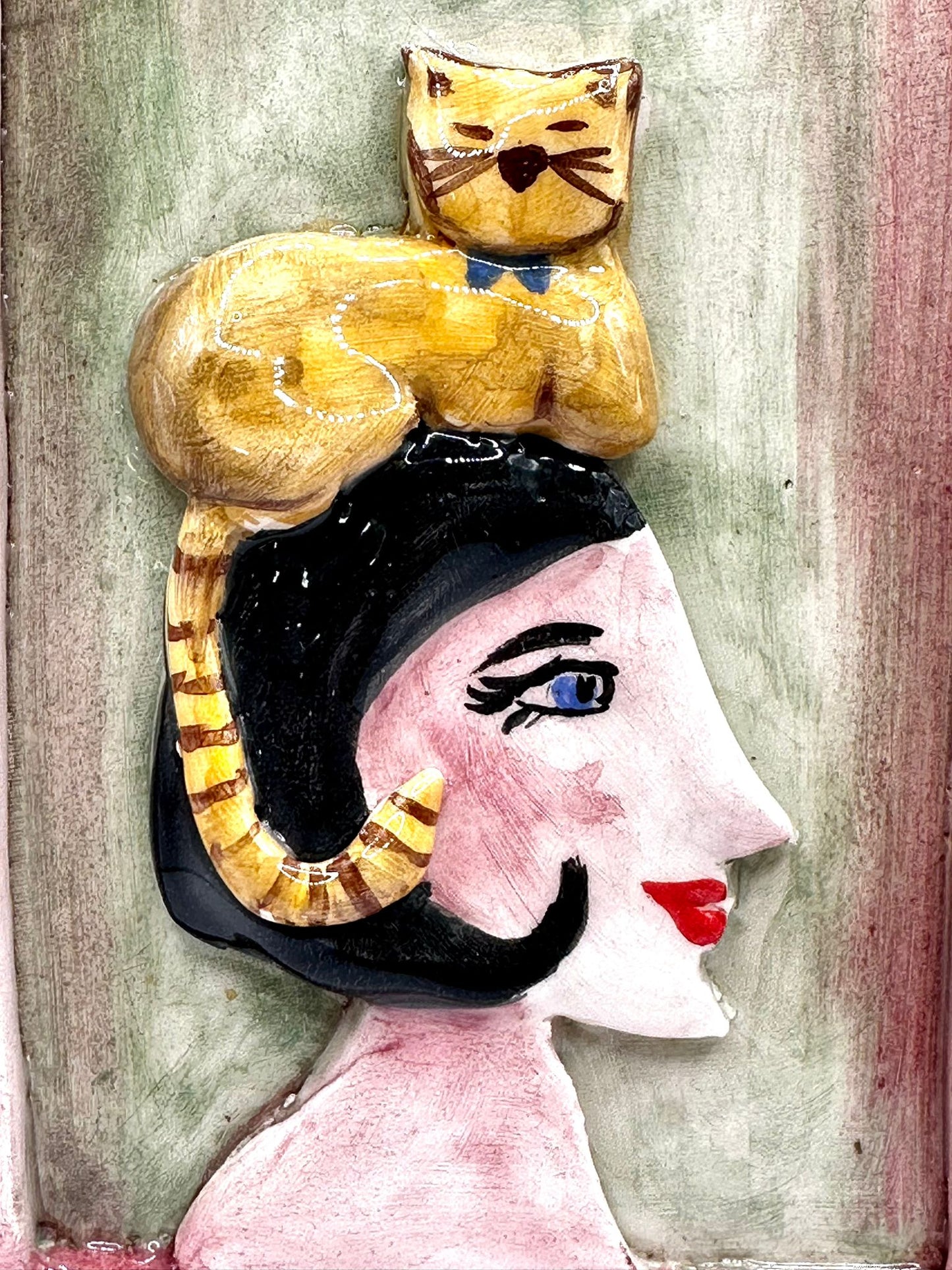 Ceramic Portrait Wall Decoration