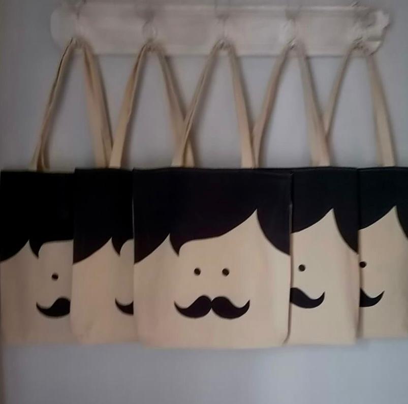 Moustache Tote Bag