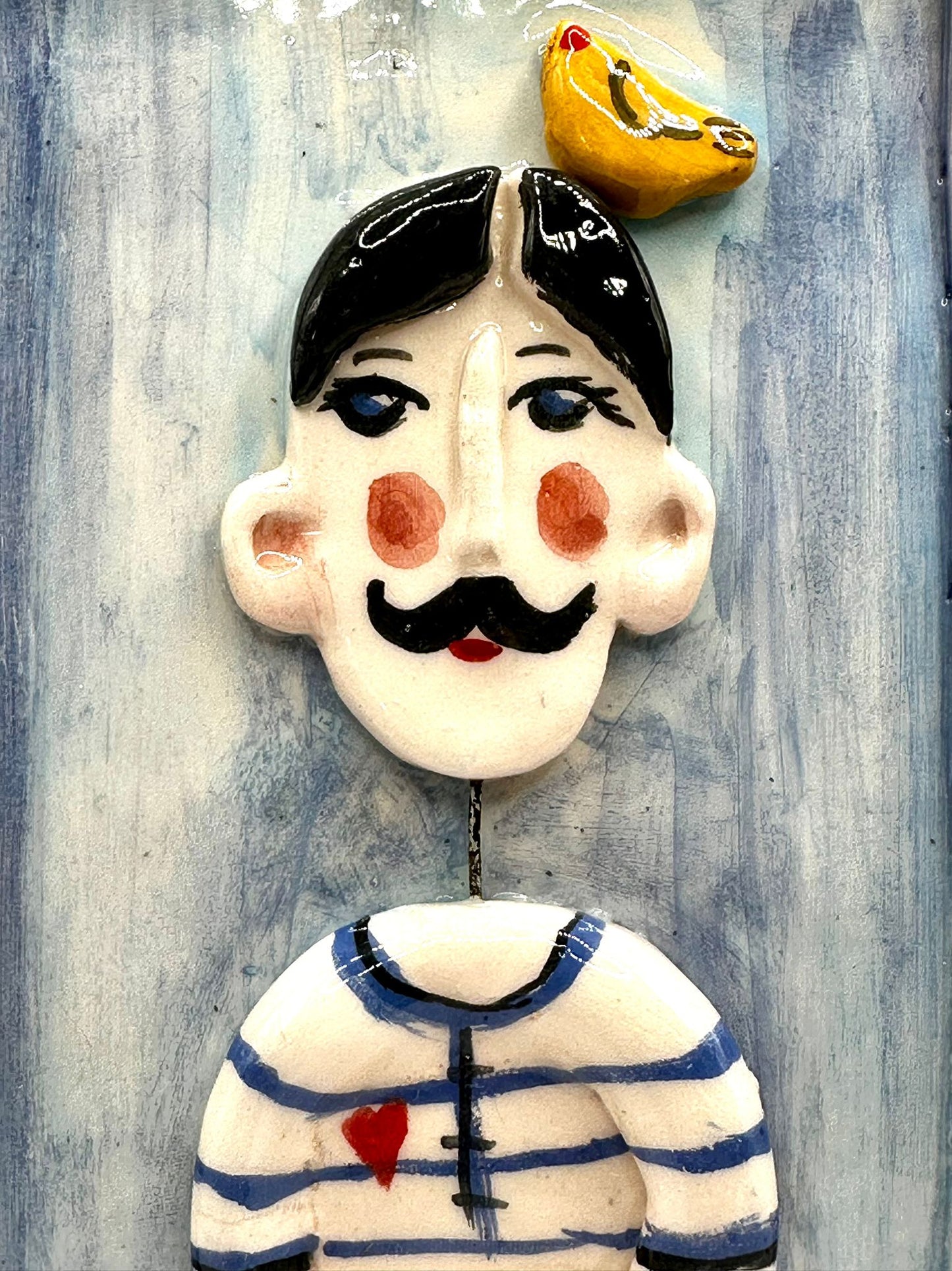 Ceramic Portrait Wall Decoration