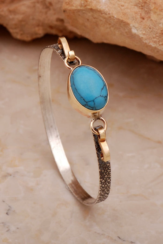 Turquoise Handmade Silver Bracelet