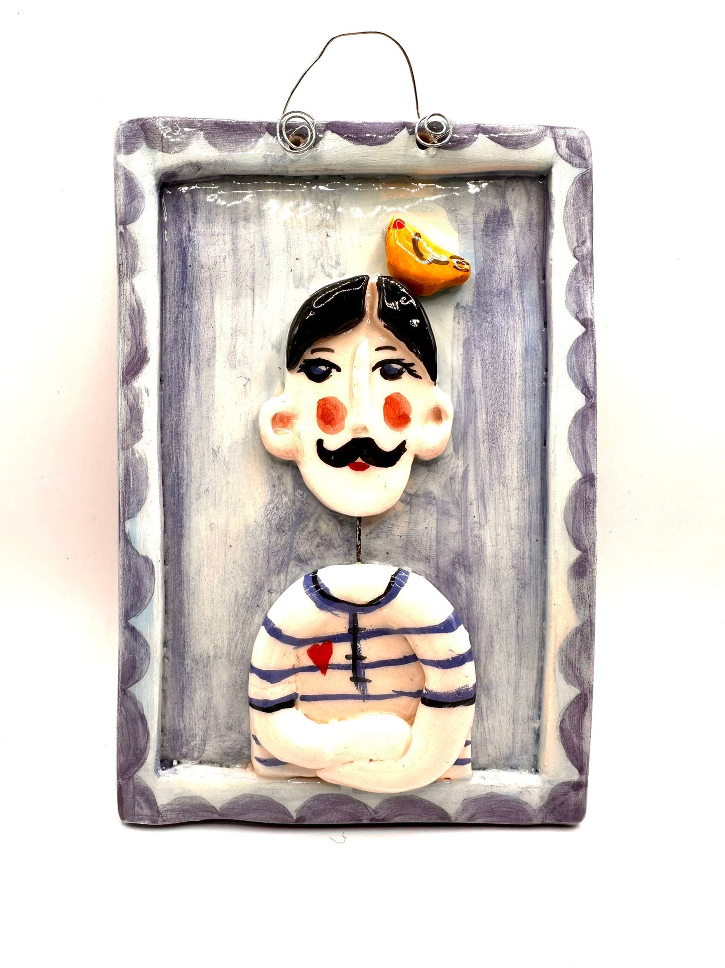 Ceramic Portrait Wall Decoration